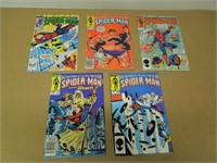 5 MARVEL SPECTACULAR SPIDERMAN#86,91,96-7,100 KEYS