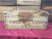 Vallo Powder Sheep Dip Wooden Box