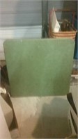 Nice condition folding card table with green