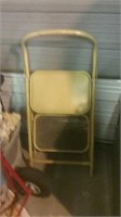 Nice yellow kitchen two step stool