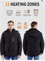New XL Heated Jacket with 10000mAh Battery Pack