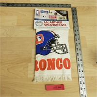 McArthur Sports Towel, Vintage, Denver Broncos