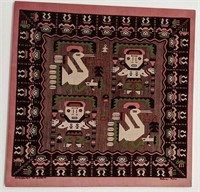 703 - 30"SQ PERUVIAN WALL HANGING