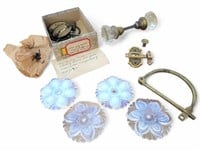 Antique Hardware and Glass Fixtures
