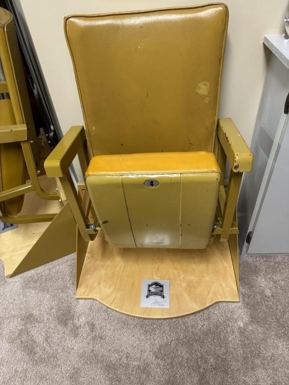Rare - Maple Leaf Gardens 'Gold" Box Seat w/ Mem