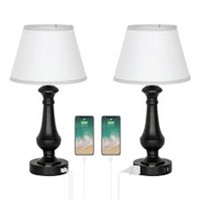 Touch Table Lamps, Set of 2 Dimmable Touch