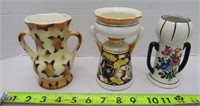 3 Vintage Vases Made in Slovakia