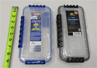 2 New Small Watertight Cases