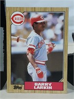 1987 Topps Baseball Card #648 Barry Larkin