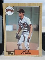 1987 Topps Baseball Card #420 Will Clark