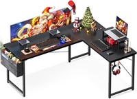 ODK L Desk  59 Gaming/Office  Black