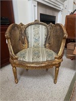 French Antique Louis XVI Settee Chair