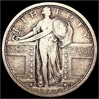 1917-S Standing Liberty Quarter LIGHTLY