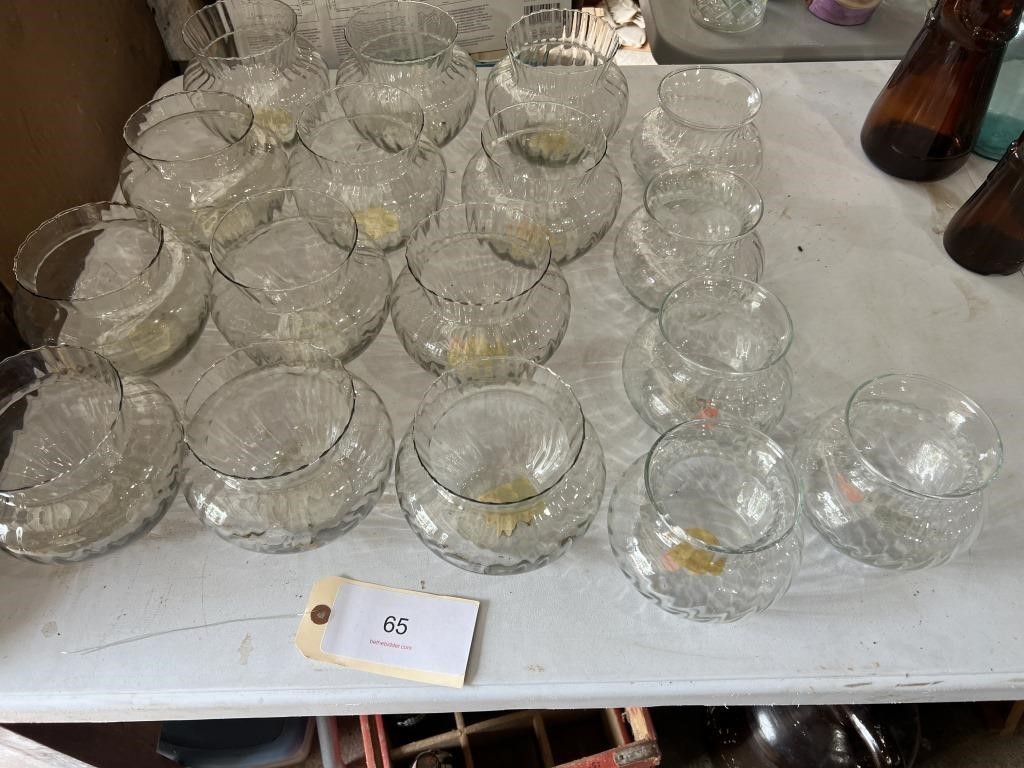 LARGE LOT OF MATCHING VASES