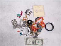 Lot of Assorted Vintage Jewelry - Lenox Angel &