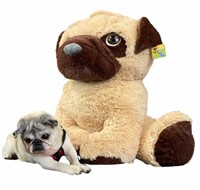 Extra Lg New Super Soft Giant Stuffed Pug