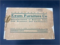 1906 Catalogue of Exum Furniture Johnson City TN