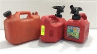 Three 1.4 Gal. Gas Canisters K8C
