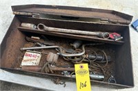 Old Metal Box W/ Misc. Tools