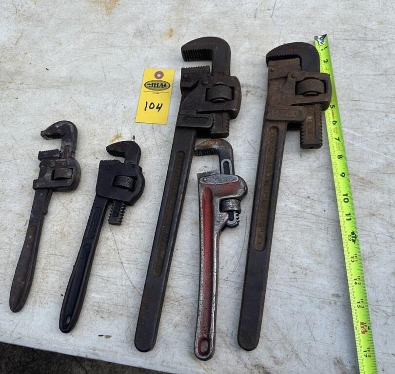 5 Pipe Wrenches