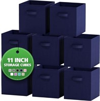 Storage Cubes - 11 Inch Cube Storage Bins (Set of