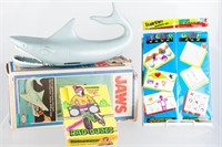 Ideal Jaws Game, Rad-Dudes Cards & More