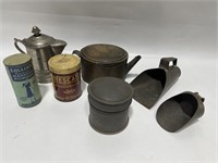 Vintage Metal Household Items