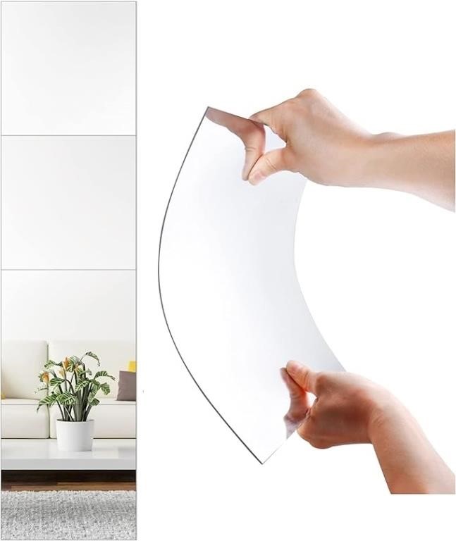SLDIYWOW Wall Mirror Full Length, 4Pcs Full Body M