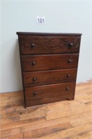 4 Drawer Mini Dresser 29" T 24"W 14"D