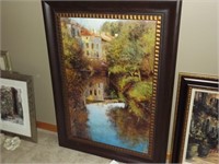 Large River Reflection Painting