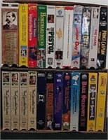 Group of vintage VHS movies