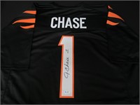 Ja'Marr Chase Bengals signed Jersey Fivestar Coa