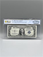 1935-E PCGS Choice UNC 64 PPQ $1 Silver Certificat