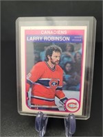 1984 O Pee Chee , Larry Robinson hockey card