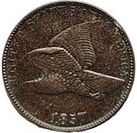 1857 Flying Eagle cent