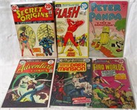 Lot of 6 Assorted DC Comics 10, 20 and 25¢