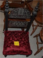 Ornate small chair