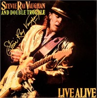 Stevie Ray Vaughan/Double Trouble signed album