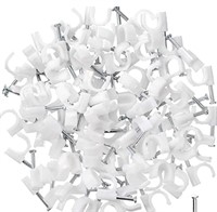 400 PCS Cable Clips, 10mm Nylon Fastener Cable