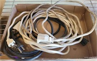 Grounded extension cords