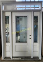 Entry Door 8' x 5' NO GLASS IN TRANSOM