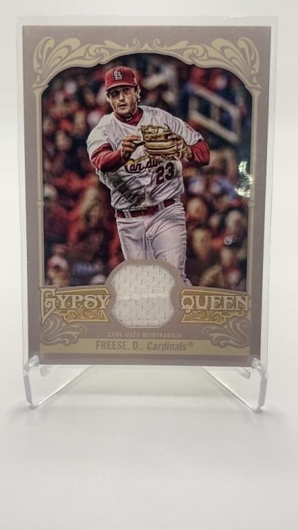 2012 Gypsy Queen David Freese Relic