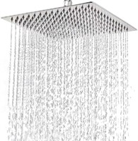 Rain Shower Head 12 inch, 304 Stainless Steel