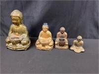 Large, medium, small and mini Buddha's offering.