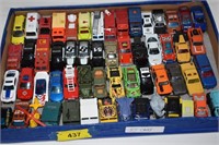 57 Hot Wheels and Assorted Toy Cars
