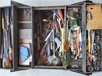 Metal Tool Box w/ Contents