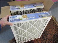 2 new in box thick filters (20in x 25in x 5in)