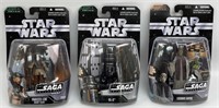 (3) 2006 Star Wars Saga Collection Action Figure