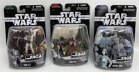 (3) 2006 Star Wars Saga Collection Action Figure