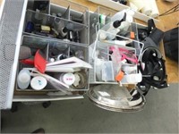 (3) Box Flats: Pedicure Supplies/Bins, Tote Bags